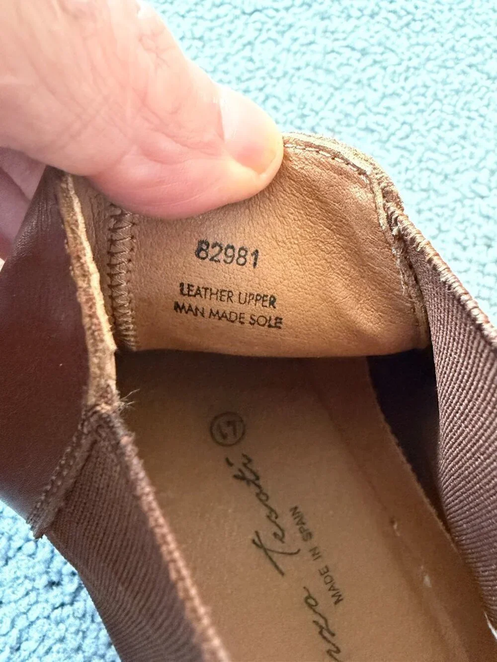 Enzo Tesoti Chelsea Boots - Sz. 41 (US Men's 8.5) -Made in Spain - Brown Leather